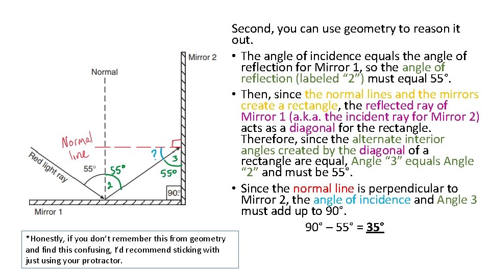 *Honestly, if you don’t remember this from geometry and find this confusing, I’d recommend