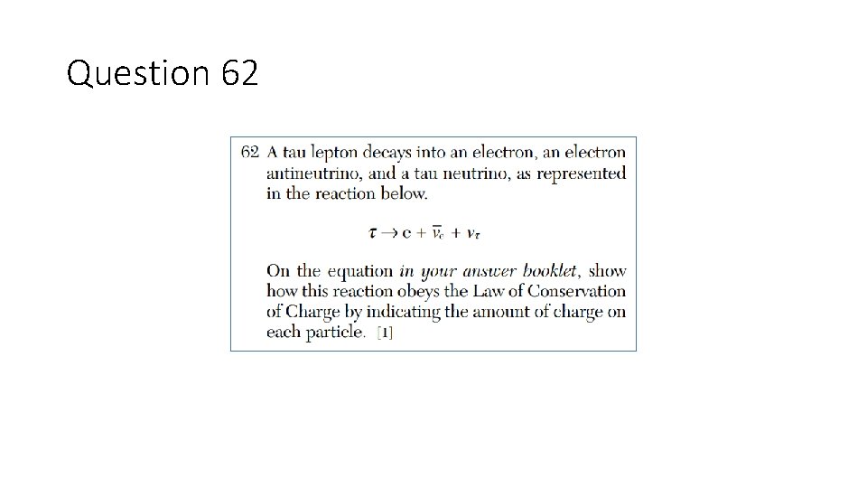 Question 62 