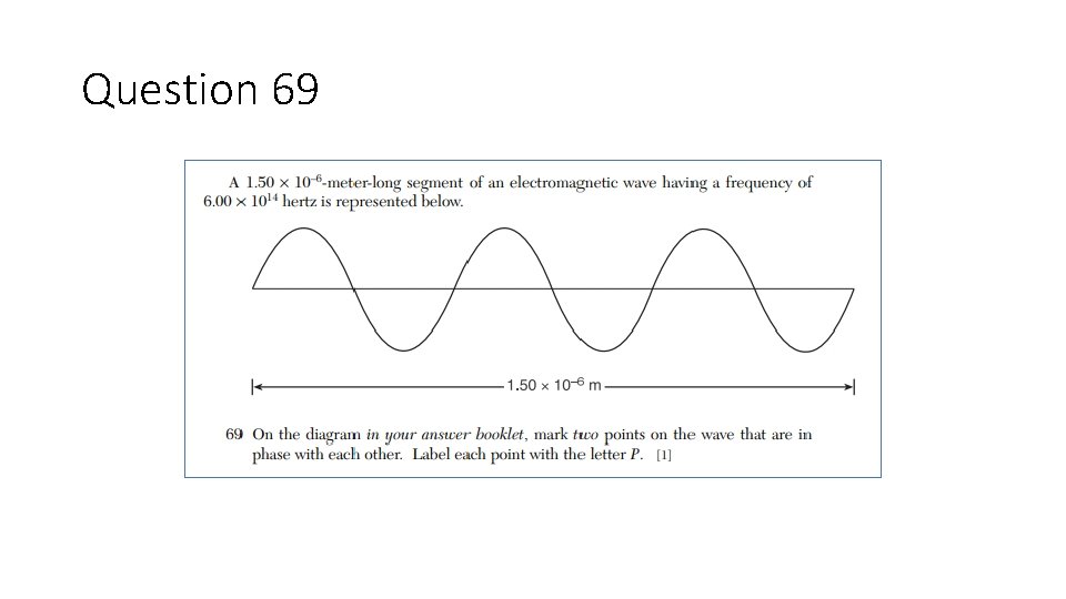 Question 69 