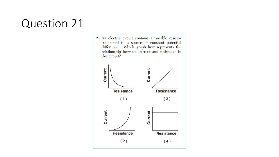 Question 21 