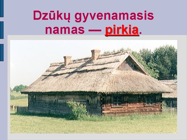 Dzūkų gyvenamasis namas — pirkia 