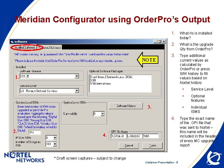 Order Pro Overview October 2003 Order Pro Overview
