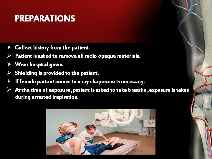PREPARATIONS Ø Ø Ø Collect history from the patient. Patient is asked to remove PREPARATIONS Ø Ø Ø Collect history from the patient. Patient is asked to remove