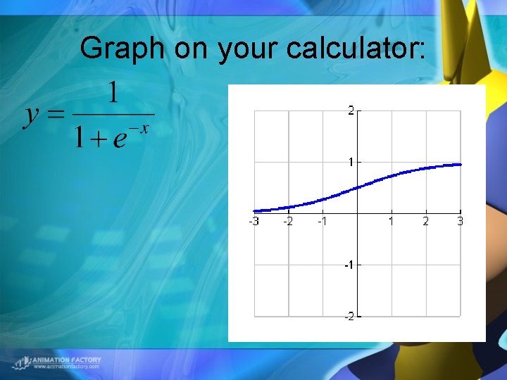 Graph on your calculator: 
