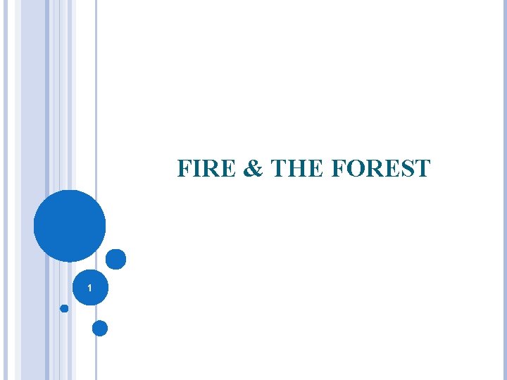 FIRE & THE FOREST 1 