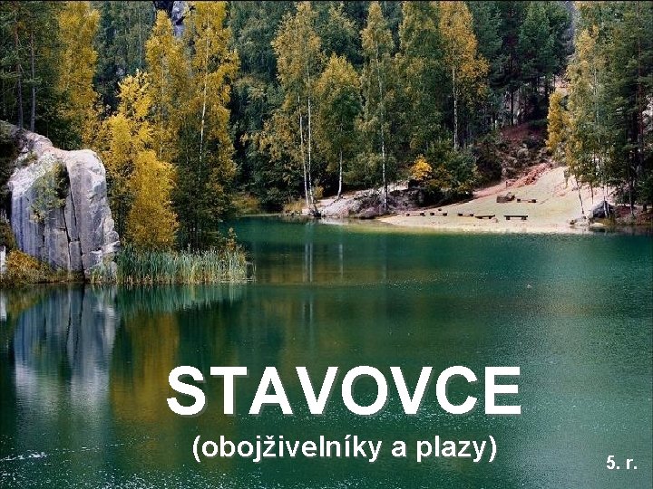 STAVOVCE (obojživelníky a plazy) 5. r. 