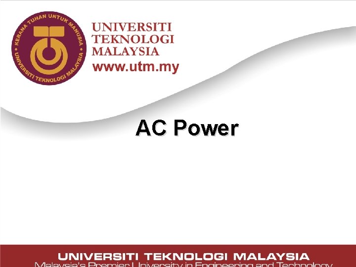 AC Power 1 