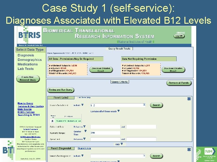 Case Study 1 (self-service): Diagnoses Associated with Elevated B 12 Levels 