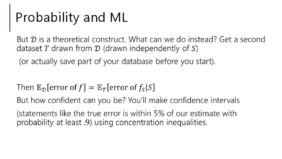 Probability and ML 