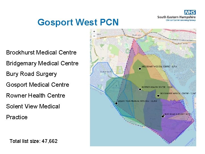 Gosport West PCN Brockhurst Medical Centre Bridgemary Medical Centre Bury Road Surgery Gosport Medical