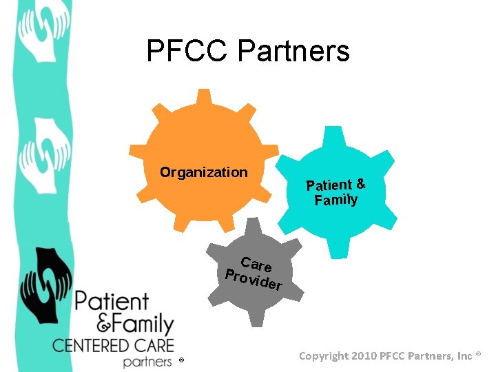 PFCC Partners Organization Patient & Family Care Provi der ® Copyright 2010 PFCC Partners,