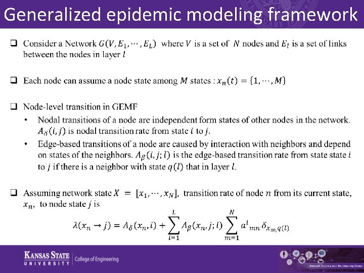 Generalized epidemic modeling framework • 