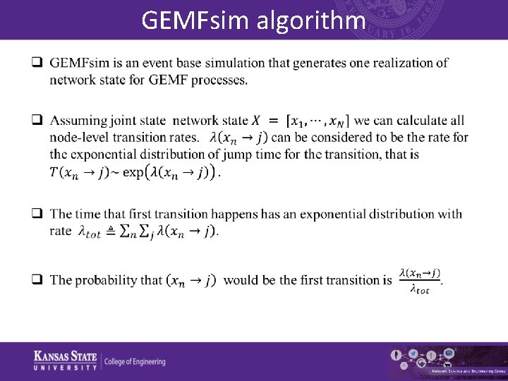 GEMFsim algorithm • 