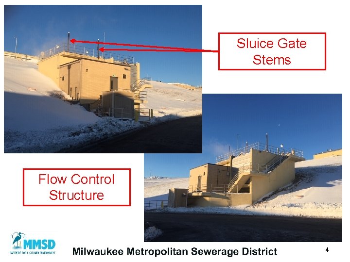 Sluice Gate Stems Flow Control Structure 4 