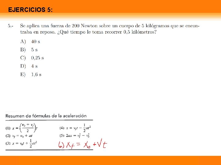 EJERCICIOS 5: Física Calor 1 Temperatura 