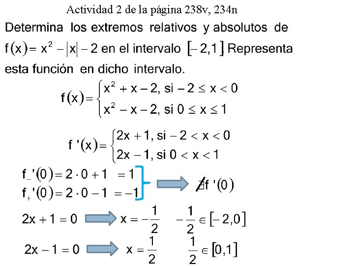 Actividad 2 de la página 238 v, 234 n 