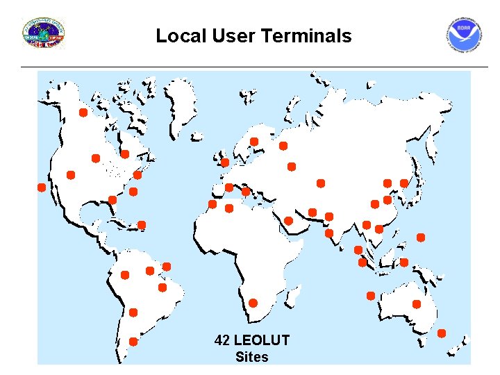 Local User Terminals 42 LEOLUT Sites 