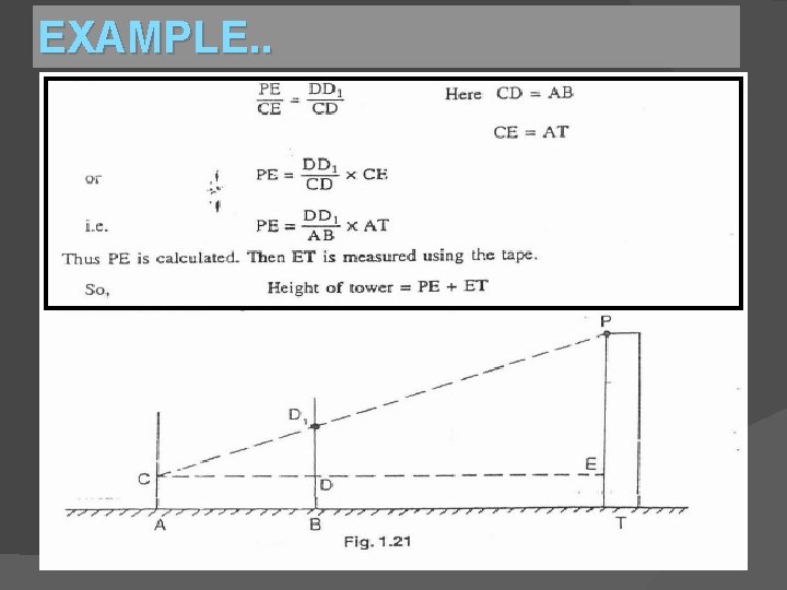 LINEAR MEASUREMENTPART 1 INTRODUCTION Measurement of horizontal distance