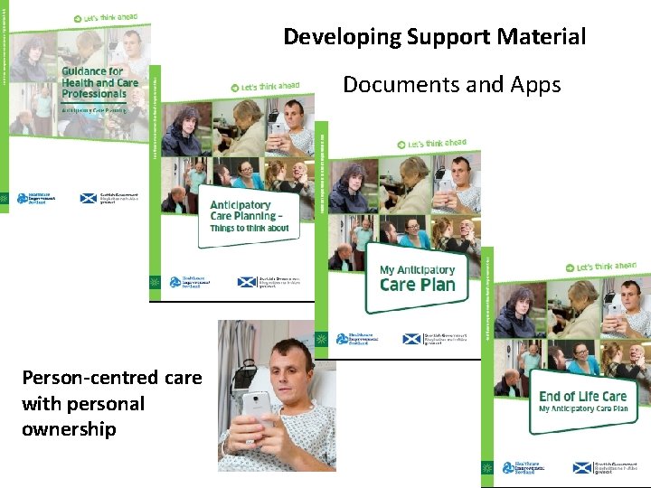 Developing Support Material Documents and Apps Person-centred care with personal ownership 