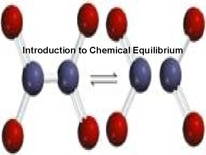 Introduction to Chemical Equilibrium 