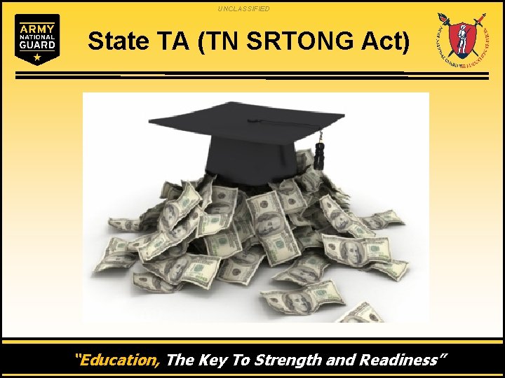 UNCLASSIFIED State TA (TN SRTONG Act) “Education, The Key To Strength and Readiness” 