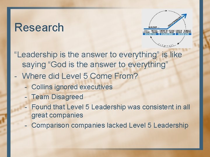 Research “Leadership is the answer to everything” is like saying “God is the answer Research “Leadership is the answer to everything” is like saying “God is the answer