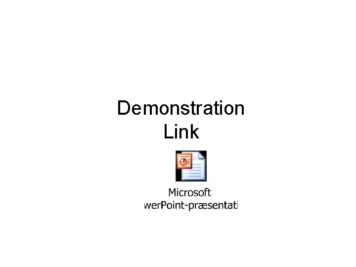 Demonstration Link 