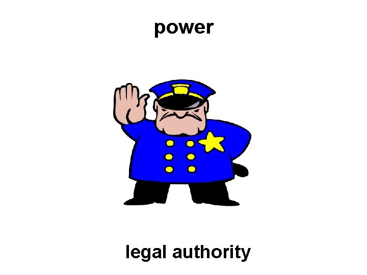 power legal authority 