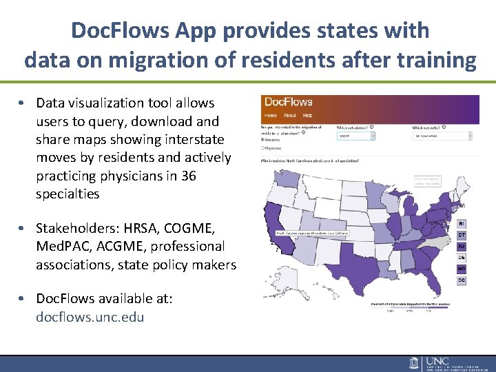 Doc. Flows App provides states with data on migration of residents after training •