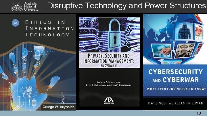 Disruptive Technology and Power Structures 18 Disruptive Technology and Power Structures 18