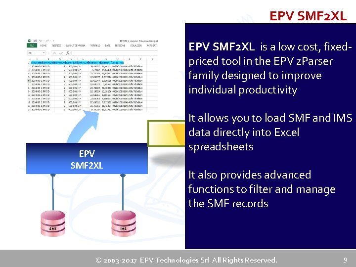 EPV SMF 2 XL is a low cost, fixedpriced tool in the EPV z.