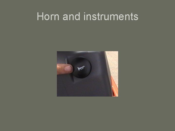 Horn and instruments 