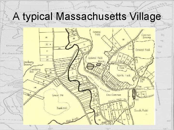 A typical Massachusetts Village 