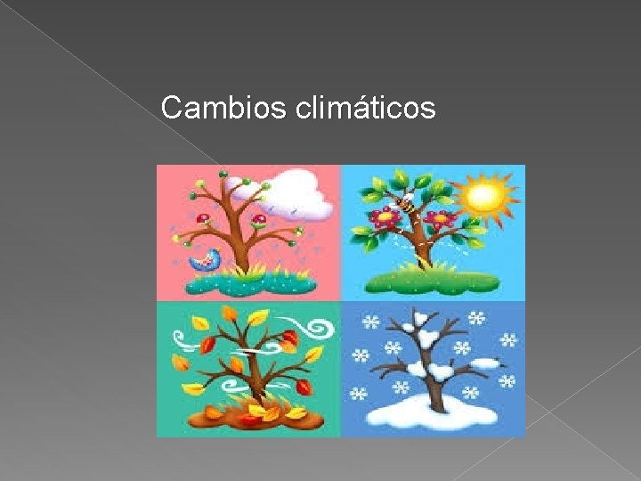 Cambios climáticos 