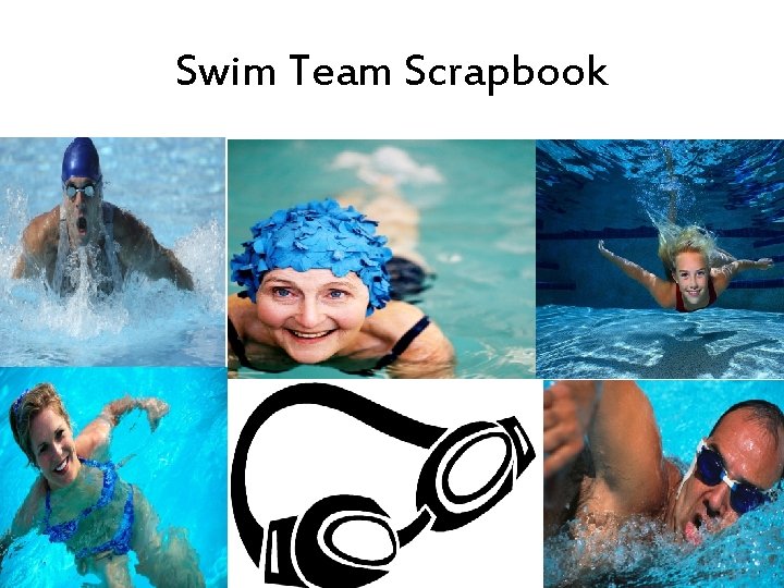 Swim Team Scrapbook 