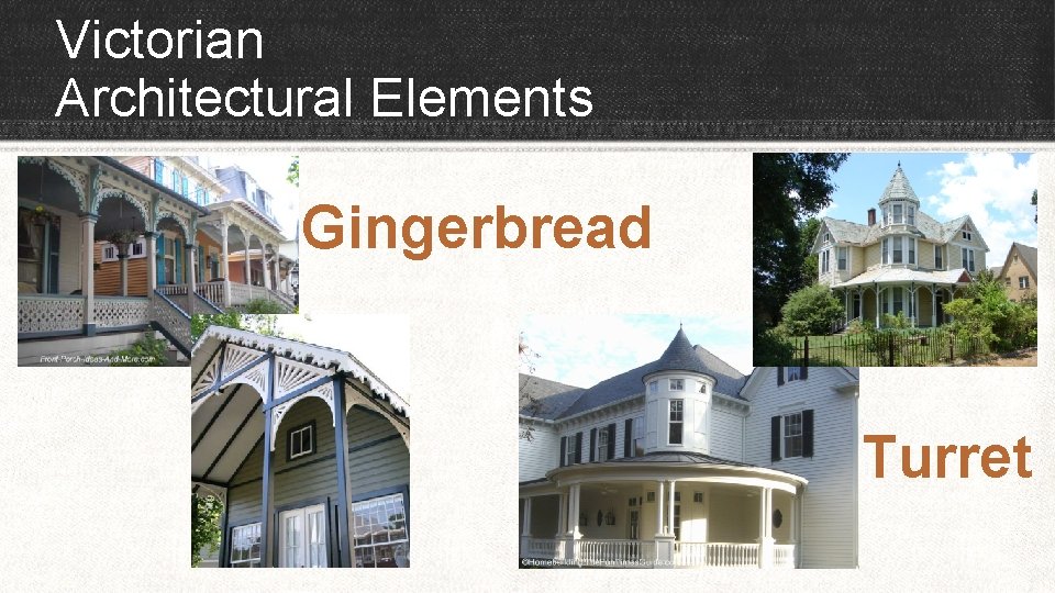 Victorian Architectural Elements Gingerbread Turret 