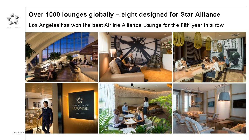 Over 1000 lounges globally – eight designed for Star Alliance Los Angeles has won