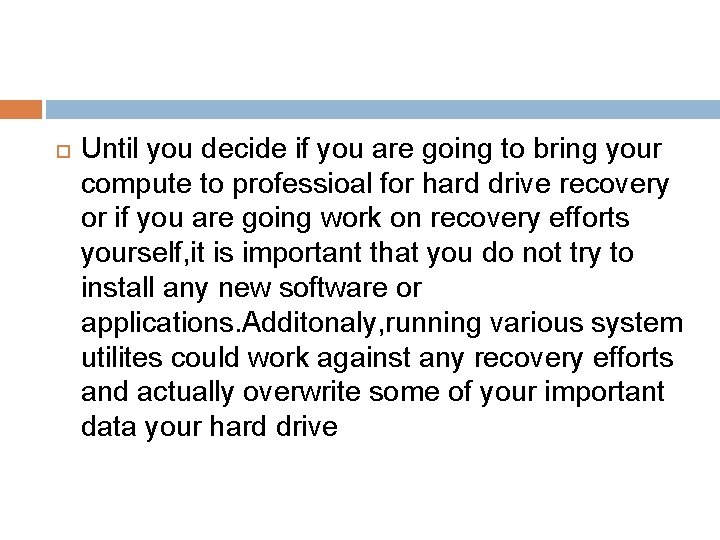  Until you decide if you are going to bring your compute to professioal
