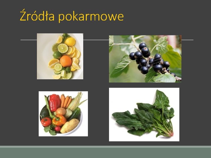 Źródła pokarmowe 