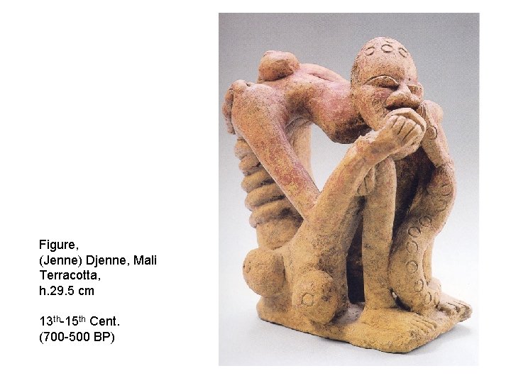 Figure, (Jenne) Djenne, Mali Terracotta, h. 29. 5 cm 13 th-15 th Cent. (700