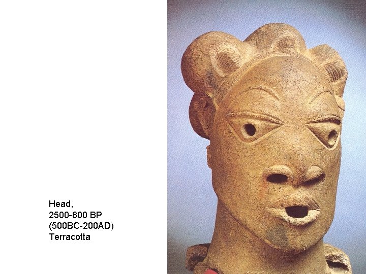 Head, 2500 -800 BP (500 BC-200 AD) Terracotta 