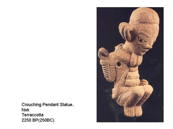 Crouching Pendant Statue, Nok Terraccotta 2250 BP(250 BC) 