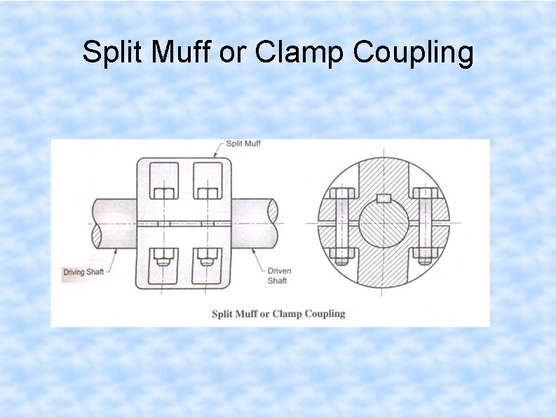 Split Muff or Clamp Coupling 