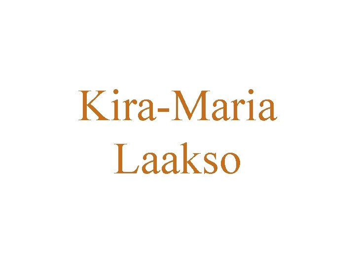 Kira-Maria Laakso 