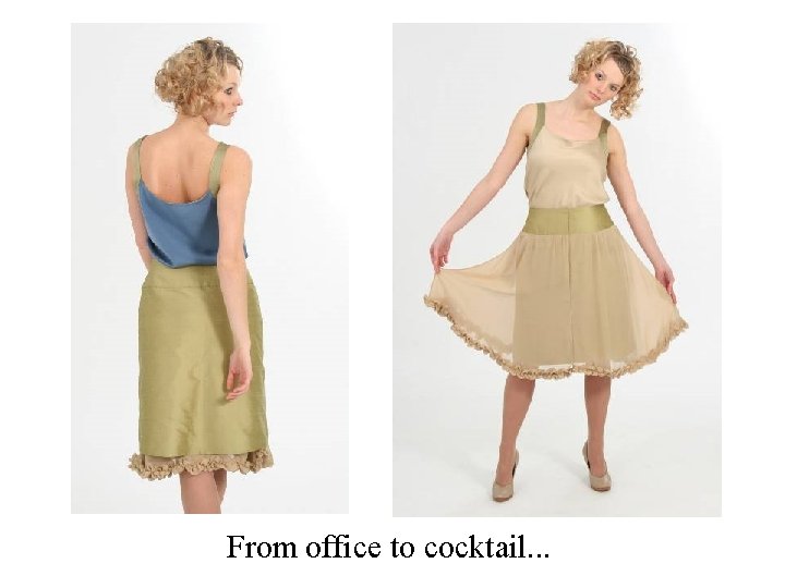 From office to cocktail. . . 