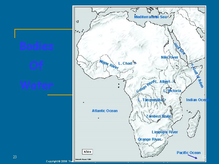 Mediterranean Sea ed R Bodies a Se Of Nile River Nig of A Water