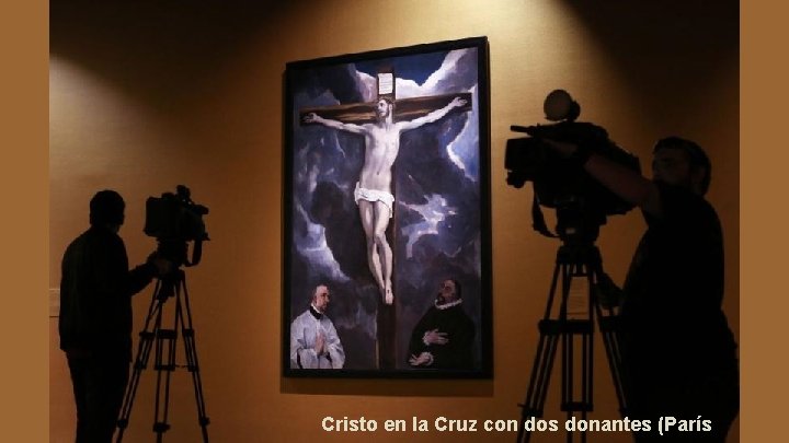 Cristo en la Cruz con dos donantes (París 