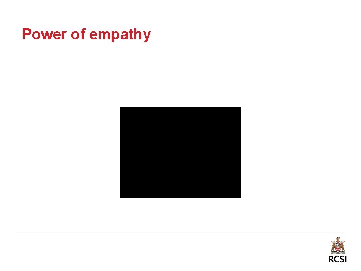 Power of empathy 