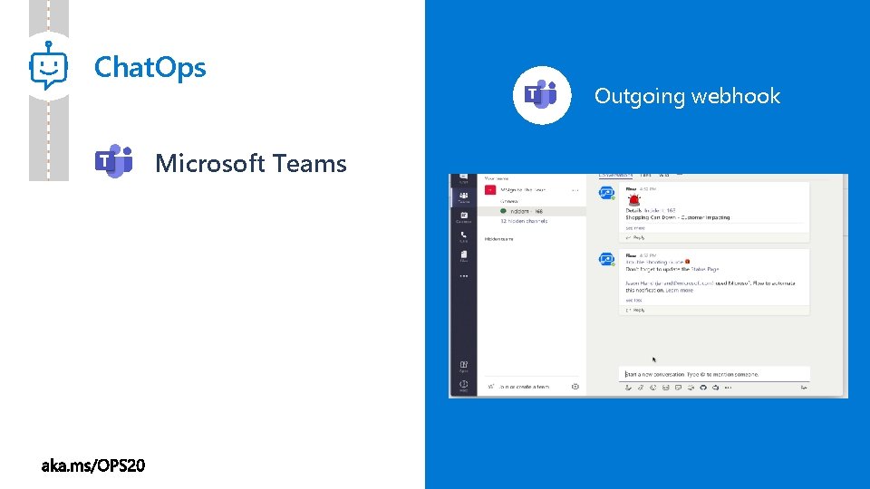 Chat. Ops Microsoft Teams Outgoing webhook 