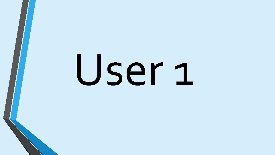 User 1 